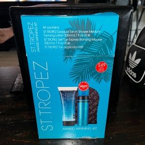 ST TROPEZ KIT Express Bronzing Mousse, Gradual Self Tan Lotion, Mitt 2 FULL SIZE